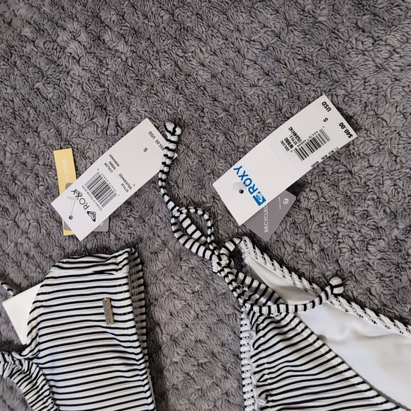 NWT ROXY Bico Mind Of Freedom Top &Tie Side Bikini Bottoms - S - Picture 9 of 13